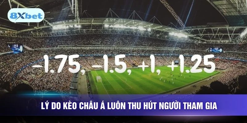 Lý do kèo châu Á luôn thu hút người tham gia
